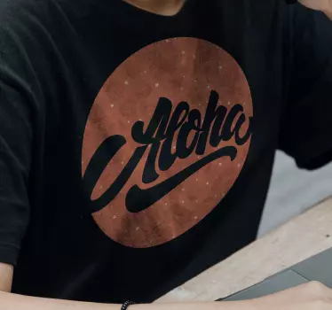 Aloha tengerparti motívum póló - TenStickers