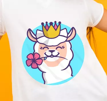 Alpaka virágkorona gyerekinggel - TenStickers