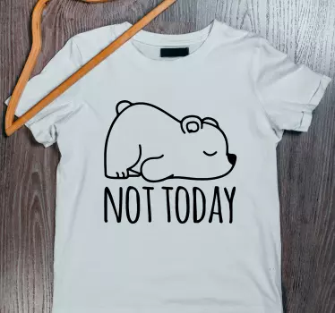 Alvó medve illusztráció póló gyerekeknek - TenStickers