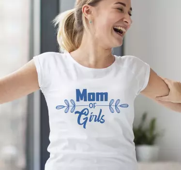 Anya lányok anyák napi póló - TenStickers