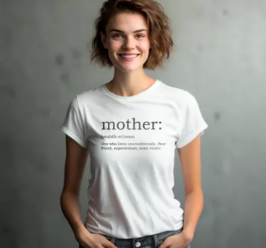 Anya meghatározása anyák napi pólók - TenStickers