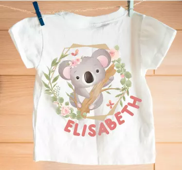 Aranyos állatok koala baba pólóval - TenStickers