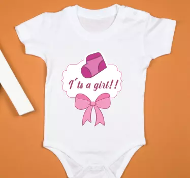 Nemi bejelentés póló baba - TenStickers