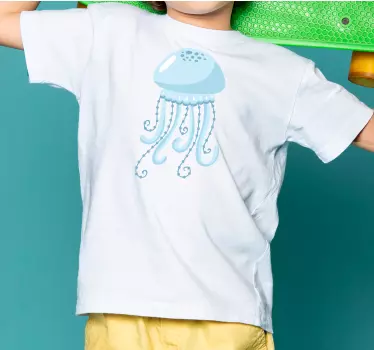 Aranyos medúza illusztráció póló gyerekeknek - TenStickers