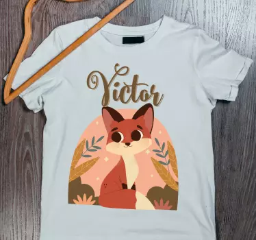 Aranyos róka fiúnak baba pólóval - TenStickers