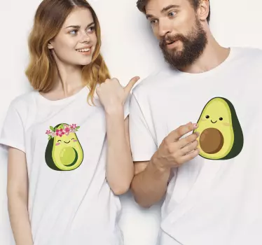 Avokádó gödör illeszkedő készlet illő ingek pároknak - TenStickers