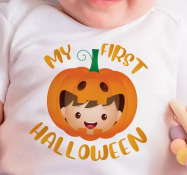 Az első halloween baba póló halloween póló - TenStickers