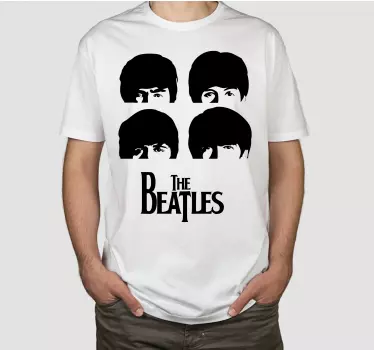Beatles ikonikus arcai póló - TenStickers