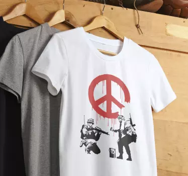 Béke jel banky póló - TenStickers