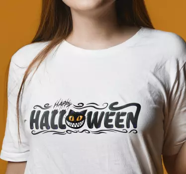 Boldog macska Ünnep halloween pólók - TenStickers