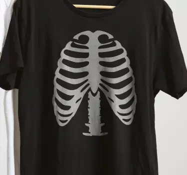 Bordák csontos halloween póló - TenStickers