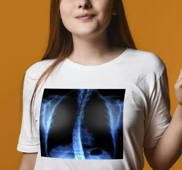Bordás röntgen halloween póló - TenStickers
