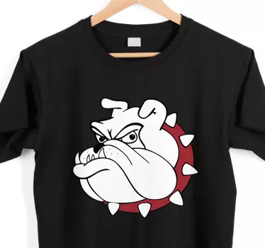 Bulldog arckifejezés póló - TenStickers