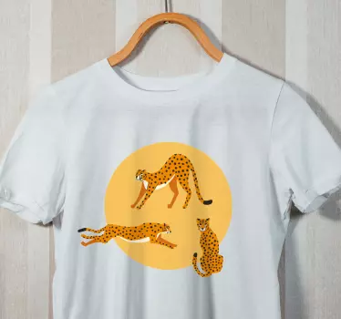 Cheetah játékos háromos póló - TenStickers