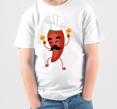 Chili chef rajzfilm graffiti póló - TenStickers