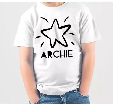 Csillagmintás archie póló gyerekeknek - TenStickers