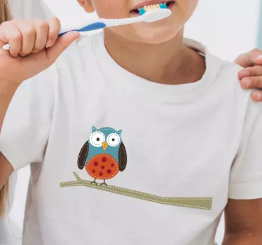 Cuki baglyos póló gyerekeknek - TenStickers