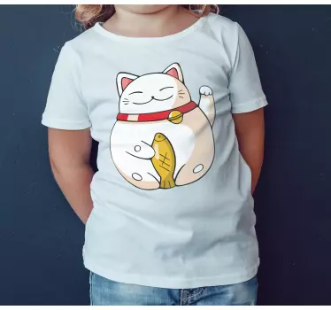 Cuki macska mintás póló gyerekeknek - TenStickers