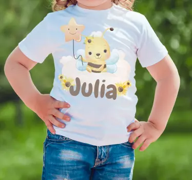 Cuki méhecske és csillag póló gyerekeknek - TenStickers