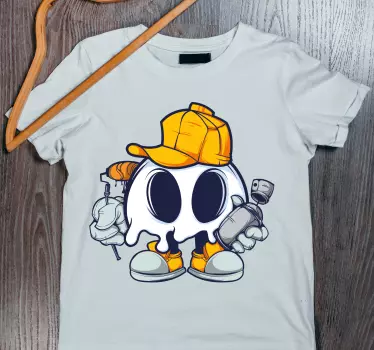 Cuki szellem festő póló baba - TenStickers