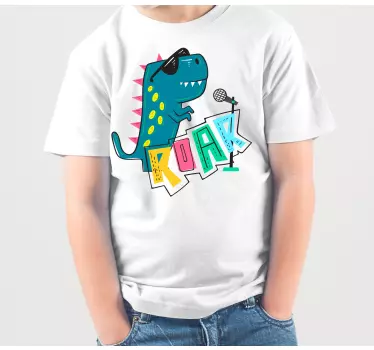 Dinoszaurusz énekel napszemüveg gyerek ing - TenStickers