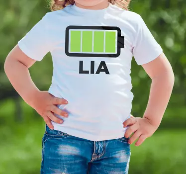 Energiával töltött póló gyerekeknek - TenStickers
