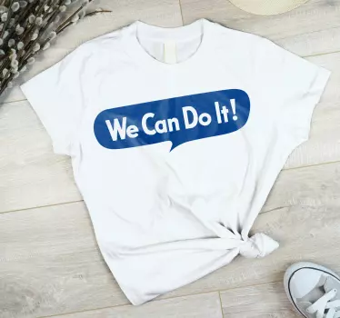 Erőfeszítés Üzenet trend póló - TenStickers