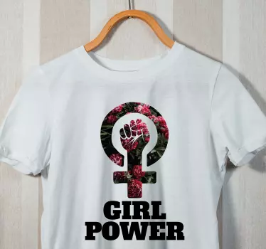 Erősítő feminista Üzenet póló - TenStickers