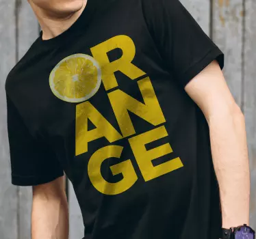 Fényes citrus Üzenet póló - TenStickers