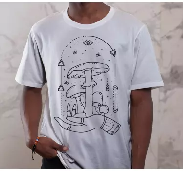 Gombás kéz illusztrációs póló - TenStickers