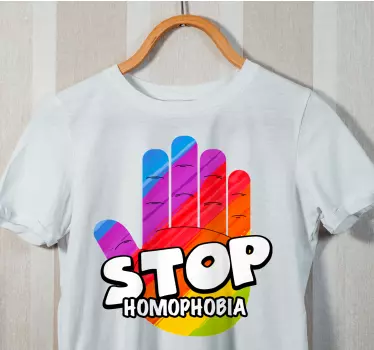 Hagyd abba a homofóbiát póló - TenStickers