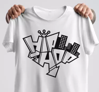 Hip-hop grafitti póló - TenStickers