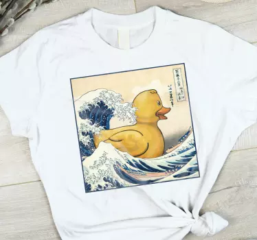Kanagawa gumikacsa póló - TenStickers