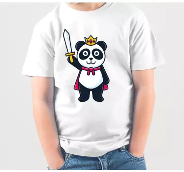 Király panda kaland póló gyerekeknek - TenStickers