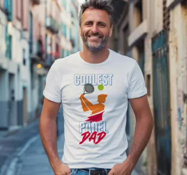 Legmenőbb lapátos apuka Pólók - TenStickers