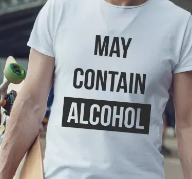 Lehet, hogy alkoholt tartalmaz póló - TenStickers
