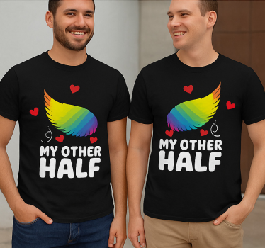 Lgbt az én másik felem pólók párosít - TenStickers