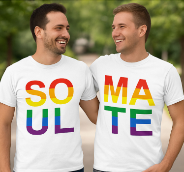 Lgbt lélekpárok pólók párosít - TenStickers