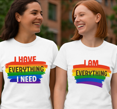 Lgbt mindenem megvan pólók párosít - TenStickers