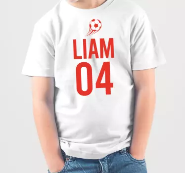 Liam foci sport póló gyerekeknek - TenStickers
