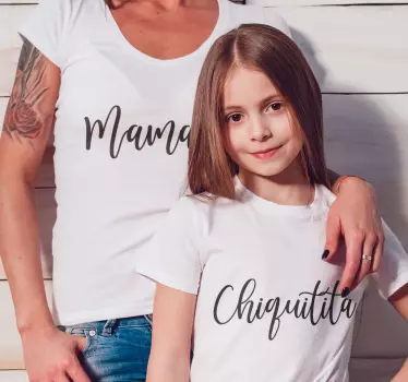 Mamacita és chiquitita anya és lánya ing - TenStickers