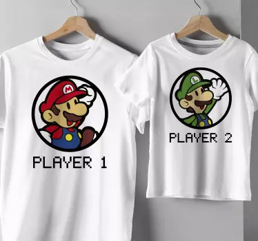 Mario és luigi gyerek ing - TenStickers