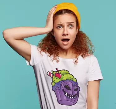 Meglepetés muffin arckifejezés póló gyerekeknek - TenStickers