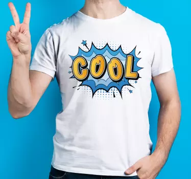 Menő képregény mondat póló - TenStickers