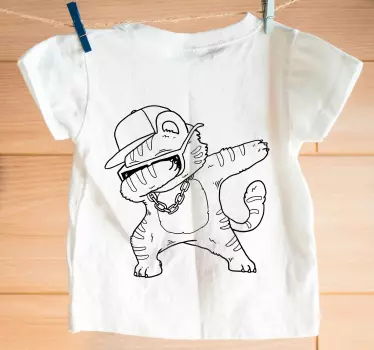 Menő macska hangulat póló gyerekeknek - TenStickers