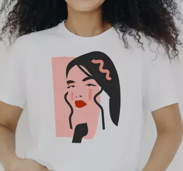 Merész portré stílus póló - TenStickers