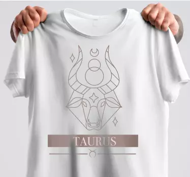 Minimal taurus graphic póló - TenStickers