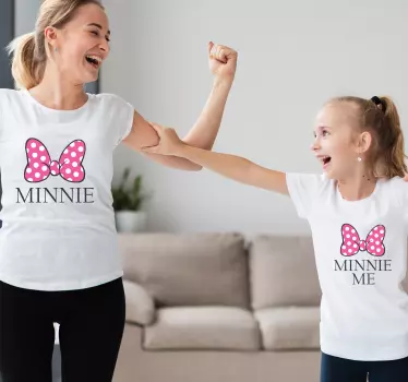 Minnie és minnie me póló anya és lánya ing - TenStickers