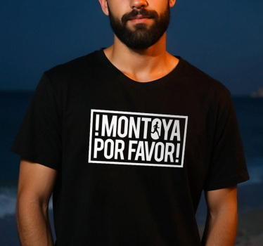 montoya por favor póló - TenStickers