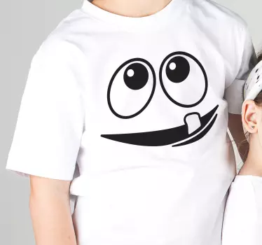 Mosolygós egyfogú szörny gyerek ing - TenStickers